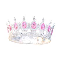 Tiara Redonda De Strass Para Noivas, Mulheres, Rainhas, Princesas E Meninas, Acessórios De Cabelo Tiara Redonda De Strass Para Noivas, Mulheres, Rainhas, Princesas E Meninas, Acessórios De Cabelo
