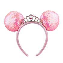 Tiara Rosa Coroa Princesa Orelhas Minnie - Disney Tiara Rosa Coroa Princesa Orelhas Minnie - Disney