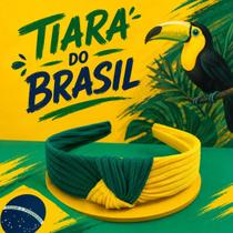 Tiara Torcida Brasil com Nó Frontal Conforto e Elegância Tiara Torcida Brasil com Nó Frontal Conforto e Elegância
