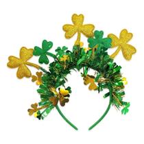 Tiara Unissex Para O Dia De São Patrício, Acessório De Cabelo Para Festa Irlandesa Com Trevo
