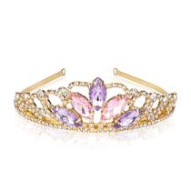 Tiara Vinjewelry Rapunzel Tangled Gold Crown para meninas