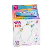 Tiaras de Montar C/ Gloss Labial Algodão Doce Makebrinq Polibrinq