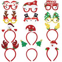 Tiaras de Natal, óculos, armações, decoração, 12 unidades Tiaras de Natal, óculos, armações, decoração, 12 unidades