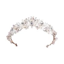 Tiaras de noiva Itacazzo cheias de atmosfera requintada Dreamlike clássicas para mulheres Tiaras de noiva Itacazzo cheias de atmosfera requintada Dreamlike clássicas para mulheres