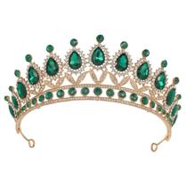 Tiaras e coroas Kamirola Royal Queen para mulheres e meninas