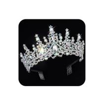 Tiaras para mulheres e meninas COCIDE Silver Crowns Crystal