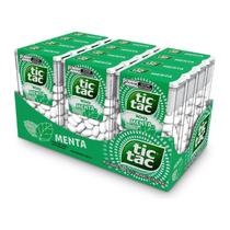 Tic Tac Pastilhas Sabor Menta Kit 1 display - 12un de 49g