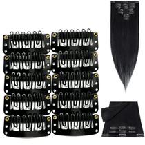 Tic Tac Preto para Mega Hair com 10un