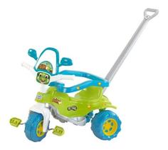 Tico-tico Velotrol Triciclo Infantil Motoca Com Empurrador Verde - Magic Toys