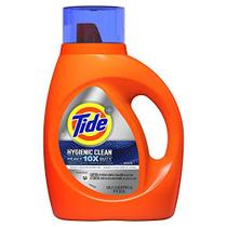 Tide Hygienic Clean Heavy 10X Duty Detergente em Pó Sabonete Líquido, Aroma Original, 37 Fl Oz, 24 Cargas, Ele Compatível