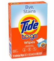 Tide Lenços Umedecidos Removedores de Manchas Instantâneos