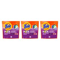 Tide Pods Detergente Para Lavar Roupas C/16 Capsulas 3 Un