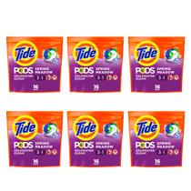 Tide Pods Detergente Para Lavar Roupas C/16 Capsulas 6 Un