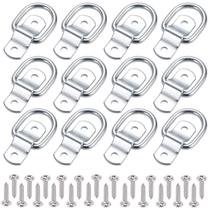 Tie Down Anchors CZC AUTO D Ring, pacote com 12 unidades com suporte de montagem