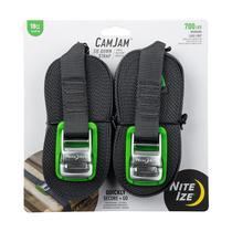 Tie Down Strap Nite Ize CamJam 18 pés verde (pacote com 2)