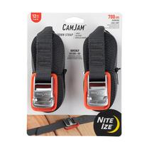 Tie Down Strap Nite Ize CamJam, alça de 12 pés, laranja (pacote com 2)