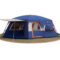 Tienda de campaña KTT extra grande para 12 personas, 2 habitaciones, 3 puertas, 3 ventanas Tienda de campaña KTT extra grande para 12 personas, 2 habitaciones, 3 puertas, 3 ventanas