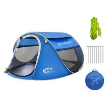 Tienda de campaña pop-up impermeable ZOMAKE para 4 personas azul