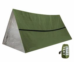 Tienda de Emergencia para Supervivencia MIRouer Impermeable y Cortaviento para 2 Personas