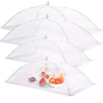 Tienda mosquitera extra grande para cubrir alimentos JULBEAR (4 piezas)