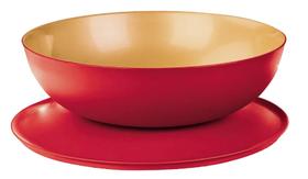 Tigela Allegra 3,5 litros Morango (dourado parte interna) Tupperware Tigela Allegra 3,5 litros Morango (dourado parte interna) Tupperware
