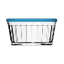 Tigela Americano Bowl Vidro com Tampa 600ML - Cores Variadas