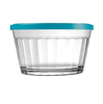 Tigela Americano em Vidro com Tampa em Plástico 1L - Nadir