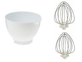 Tigela Batedeira Planetaria Arno + 02 Batedor Leve Branco Original