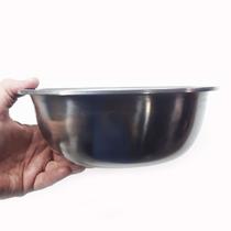 Tigela Bowl 21cm em Aço Inox Capacidade 1,8 Litros Saladeira Bacia Pote Recipiente