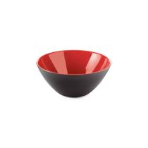 Tigela Bowl 25 Cm Em Acrilico Preto/Vermelha My Fusion - Guzzini