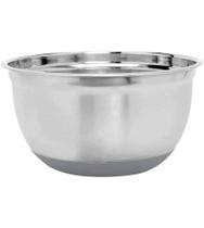 Tigela Bowl 25,5cm 4,3 Litros Em Aço Inox E Silicone Mimo Style