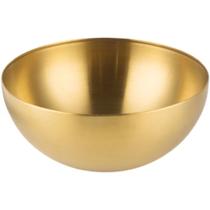 Tigela Bowl Aço Inox Dourado 20cm Bacia Multiuso Cozinha X-20 - BAZAR