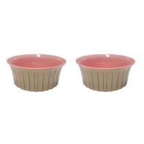 Tigela Bowl Ceramica Rose Sobremesa Sopa Petiscos 2un