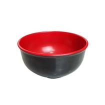 Tigela bowl de melamina preto vermelho pequeno 300ml clink