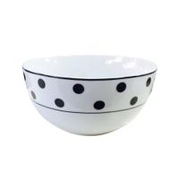 Tigela Bowl De Porcelana New York 14cm Br/pt - Casambiente