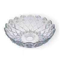 Tigela Bowl De Vidro Redonda Sobremesa Saladeira Fruta Travessa Luxo 2.5 L