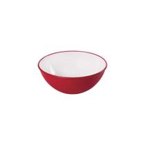 Tigela Bowl Duo Chef 860ml Vermelho Branco Plasutil - 008327