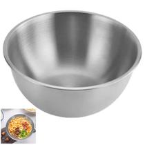 Tigela Bowl Inox Bacia Cumbuca Preparo Receita Multiuso Salada Fruta Residencial Comercial Resistente Duravel Tigela Bowl Inox Bacia Cumbuca Preparo Receita Multiuso Salada Fruta Residencial Comercial Resistente Duravel