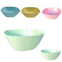Tigela Bowl Lisa Quadrada Colorida 14cm Tigela Bowl Lisa Quadrada Colorida 14cm