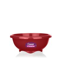 Tigela Bowl Multiuso de Plástico 680ml 15,3x6CM Vermelho