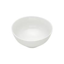 TIGELA BOWL PORCELANA REDONDO LISO BRANCO (Ø20x10cm)