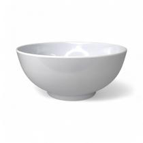 Tigela Bowl Redonda Melamina Branca 15x6,5cm Versátil 650mL