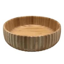 Tigela Bowl Saladeira De Bambu Grande Salada Frutas Canelado Alimento Cozinha Refeição Casa Tigela Bowl Saladeira De Bambu Grande Salada Frutas Canelado Alimento Cozinha Refeição Casa