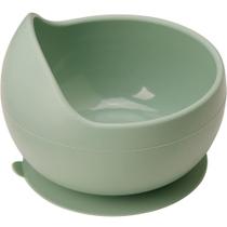 Tigela Bowl Silicone Com Ventosa Verde Buba