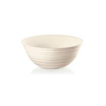 Tigela Bowl XL 30 Cm em Plástico 100% Pós Consumo -Tierra - Branco Leite - Guzzini