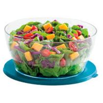 Tigela Clear Transparente Tampa Azul 1,3l Tupperware