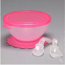 Tigela com sucção Bebê Rosa Ibimboo