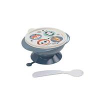 Tigela com Ventosa Azul com Animais Plasútil Baby Menino