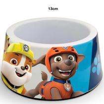 Tigela Comedouro ou Bebedouro para cães PAW PATROL Patrulha Canina Chalesco Azul