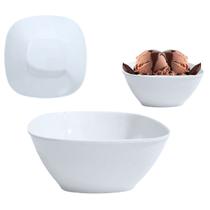 Tigela Cumbuca Bowl Quadrado em Melamina 550ml Poke Sopas Caldos